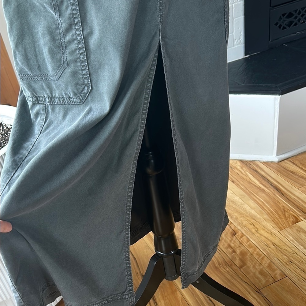 American Eagle Outfitters Gray Maxi Cargo Skirt - Picture 9 of 12